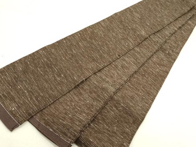 平和屋着物●男性　角帯　紬地　霞文　正絹　逸品　DABE1100op_4