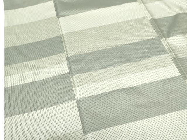 平和屋着物▽上質な紬　単衣　横段文　正絹　逸品　DABE1509op 24,674円
