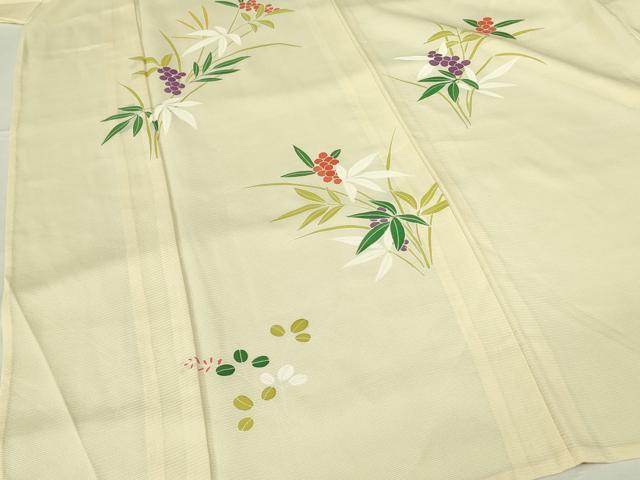 平和屋着物＊夏物　訪問着　絽　南天文　正絹　逸品　未使用　DABE1845op_4