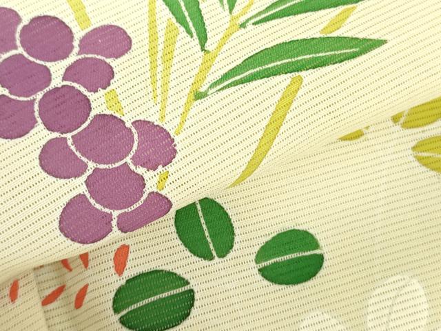 平和屋着物＊夏物　訪問着　絽　南天文　正絹　逸品　未使用　DABE1845op_6
