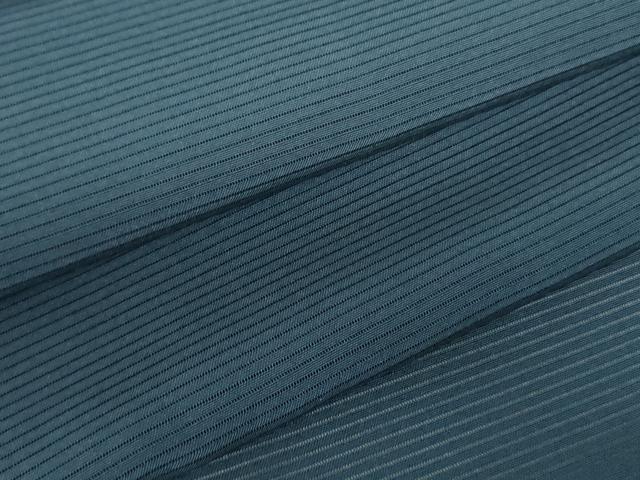 平和屋着物＊夏物　色無地　絽　紺青色　正絹　逸品　未使用　DABE1848op