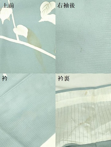 平和屋着物＊夏物　訪問着　絽　南天草花文　金彩　正絹　逸品　DABE1849op_9
