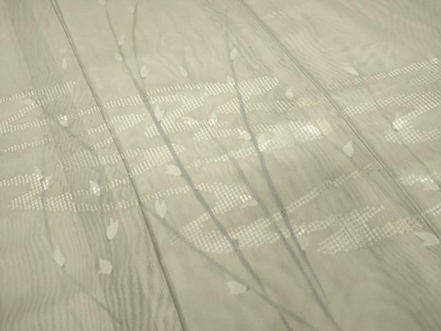 平和屋着物▽中国三大刺繍 スワトウ刺繍 汕頭刺繍 訪問着 無双 紗袷 紗