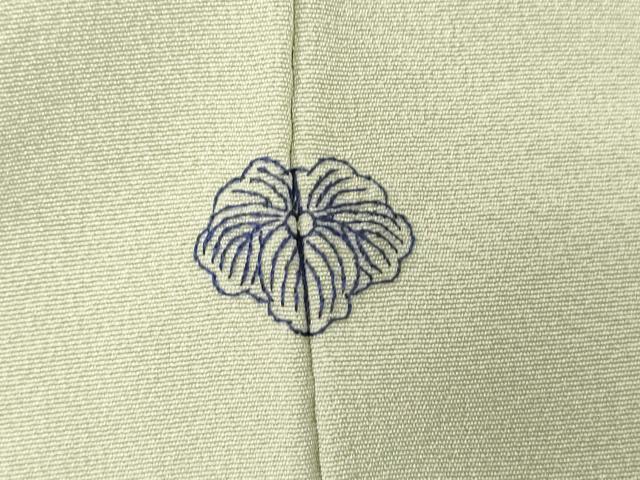 平和屋着物▽本加賀友禅作家　南 克治　訪問着　単衣　枝花文　正絹　逸品　DABE4491az_9