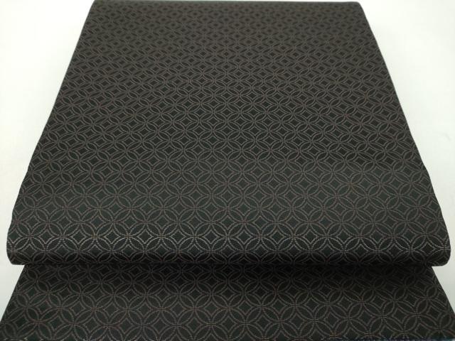 平和屋着物●紋屋井関　御寮織　両面　六通柄袋帯　唐織　向かい鳥丸文　金糸　正絹　逸品　DABE5020ps_7