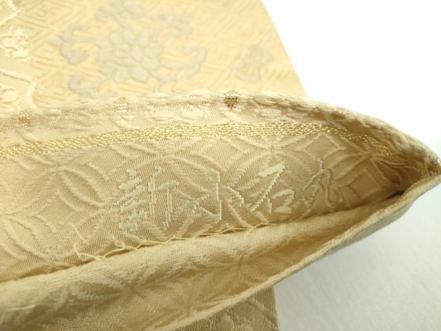 平和屋着物●六通柄袋帯　唐織　新小石丸　正倉院上品裂　金糸　正絹　逸品　DABE5055ps_4