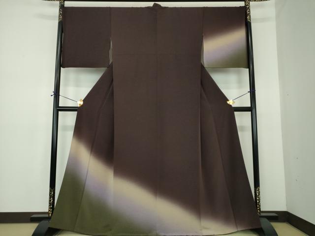 平和屋着物●訪問着　霞文　暈し染め　正絹　逸品　DABE5420ps