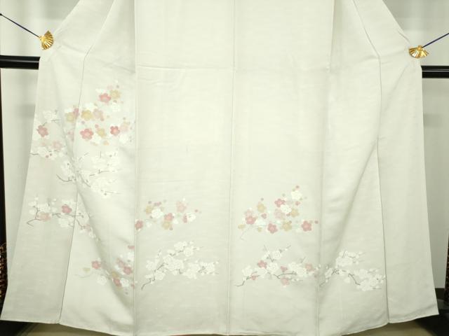 平和屋着物●訪問着　刺繍　枝梅　金彩　正絹　逸品　DABE5653ps_3