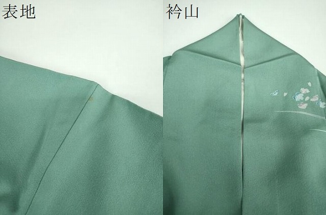 平和屋着物●訪問着　友禅　草花文　暈し染め　正絹　逸品　DABE5695ps_8