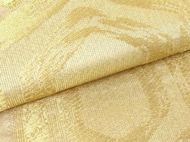 平和屋本店▼つけ帯　瑞祥亀甲文　本金　正絹　逸品　DABE9306sf_3