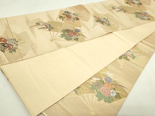 平和屋本店▼六通柄袋帯　唐織　吉祥模様　24ｋ本金箔　正絹　逸品　DABE9313sf_6