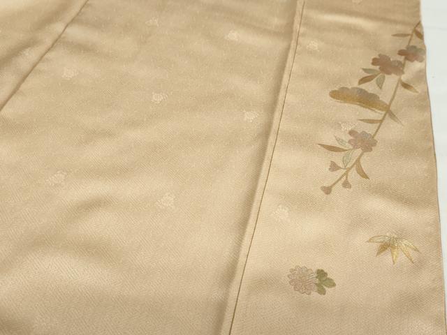 平和屋着物●訪問着　螺鈿　地紙重ね草花文　暈し染め　金銀彩　正絹　逸品　未使用　DABF1236ud_8