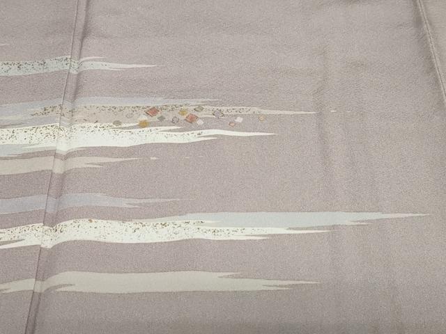 平和屋着物●訪問着　刺繍　霞文　金彩　正絹　逸品　DABF1354ud_5