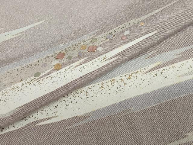 平和屋着物●訪問着　刺繍　霞文　金彩　正絹　逸品　DABF1354ud_6