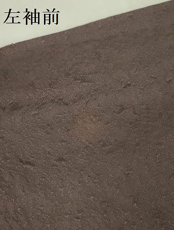 平和屋着物▽訪問着　単衣　杢目絞り　幾何学丸文　正絹　逸品　DABF3127op_8