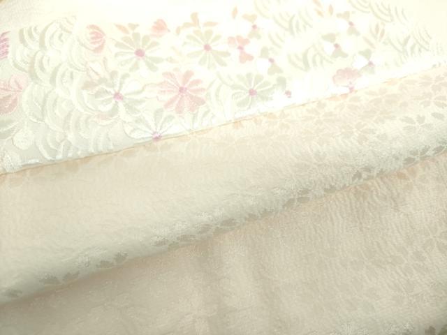 平和屋着物●上質な長襦袢　袷　半衿刺繍　舞桜地紋　暈し染め　反端付き　正絹　逸品　DABF7267ps 18,980円