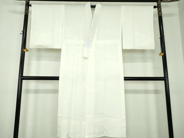 平和屋着物●上質な長襦袢　無双仕立て　流水花丸地紋　生成色　正絹　逸品　DABF7268ps 18,200円