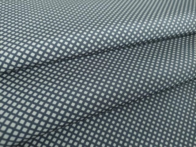平和屋着物●上質な小紋　格子　正絹　逸品　未使用　DABF7526ps