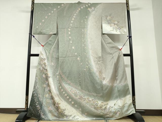 平和屋着物●訪問着　絞り　辻が花　暈し染め　金彩　正絹　逸品　DABG2563ud 35,490円