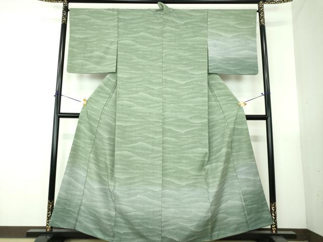 平和屋着物●訪問着　紬地　霞文　正絹　逸品　DABG8485ps 35,490円