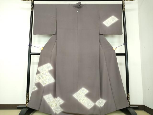 平和屋着物●訪問着　刺繍　鳳凰花菱文　暈し染め　金銀彩　正絹　逸品　DABG8667ps 27,885円