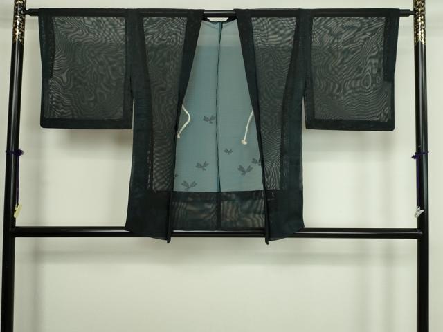 平和屋着物▽羽織　スリーシーズン　春夏秋　塵除け　舞花文　正絹　逸品　DABG9700sf