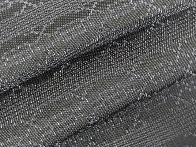 平和屋着物●上質な紬　花織　横段抽象文　鈴乃屋扱い　正絹　逸品　DABH0030op 27,885円