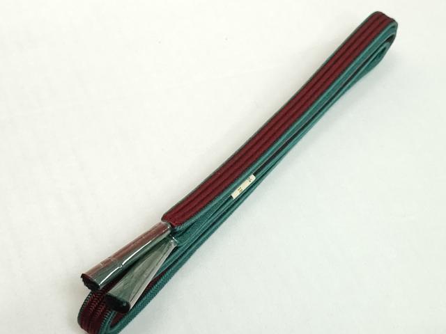 平和屋着物●和装小物　帯締め・帯揚げセット　流水　金彩　丹後ちりめん　逸品　未使用　DABH2065zzz_6