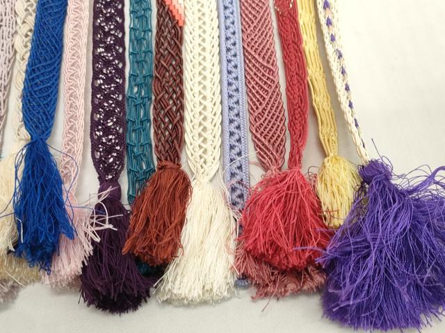平和屋着物＊夏物　和装小物　帯締め20本セット　レース織　逸品　DABH2443zzz_5