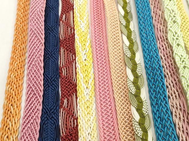 平和屋着物＊夏物　和装小物　帯締め20本セット　レース織　逸品　DABH2445zzz_2