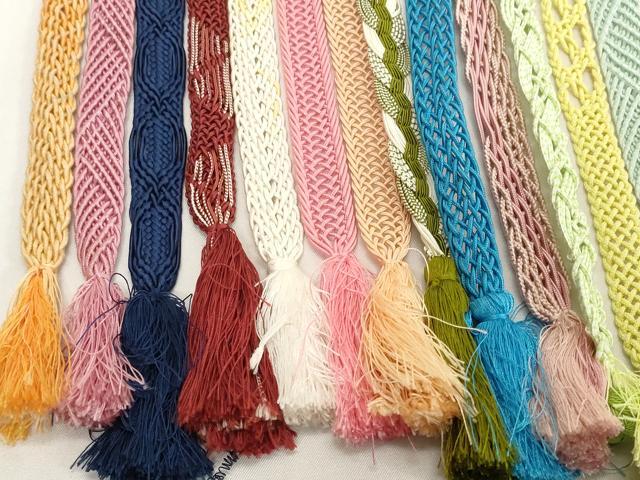 平和屋着物＊夏物　和装小物　帯締め20本セット　レース織　逸品　DABH2445zzz_4