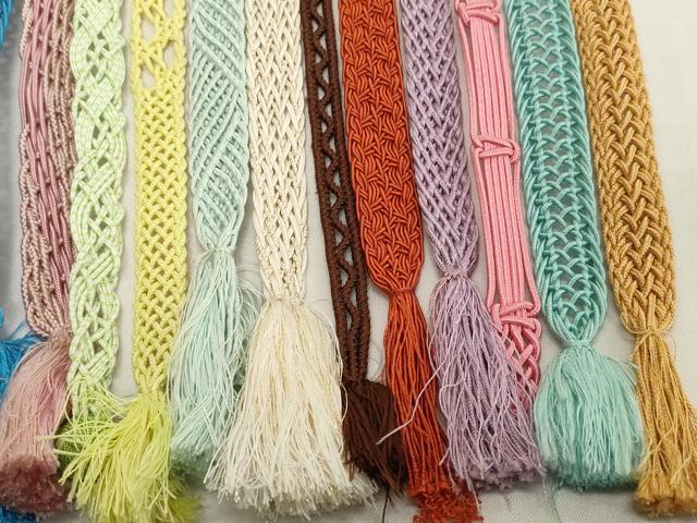 平和屋着物＊夏物　和装小物　帯締め20本セット　レース織　逸品　DABH2445zzz_5