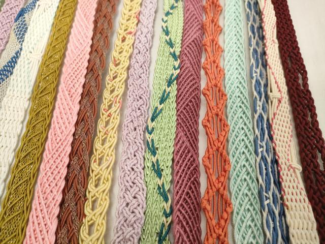 平和屋着物＊夏物　和装小物　帯締め20本セット　レース織　逸品　DABH2501zzz_3
