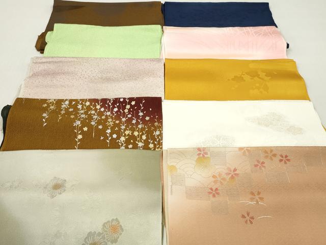 平和屋着物★和装小物　帯揚げ10枚セット　正絹　逸品　DABI0317xg 10,920円