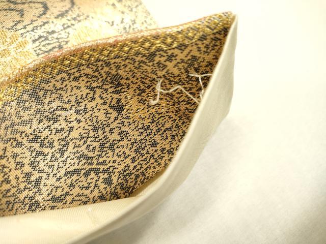 平和屋本店▽六通柄袋帯 流水菊花文 本金 正絹 逸品 DABI7963feの通販 