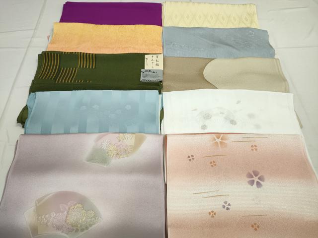 平和屋本店■和装小物　帯揚げ10枚　逸品　未使用　DZAA10892kh5 平和屋本店□和装小物 帯揚げ10枚 逸品 未使用 DZAA10892kh5 平和屋本店