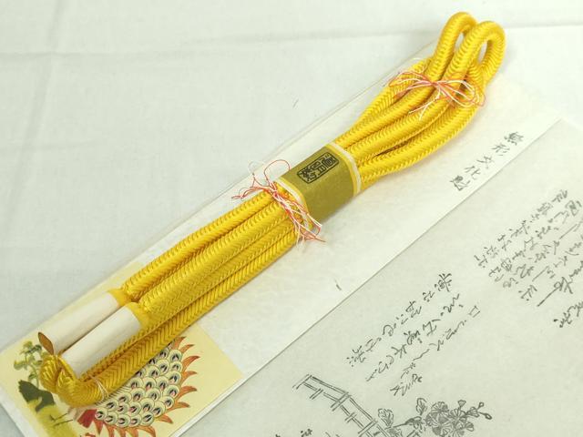 道明 帯締め 奈良組（道明帯締め 奈良組 丸子蝶(金朱ぼかし)の通販 by  