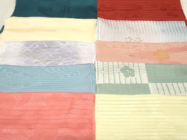 平和屋本店□夏物 和装小物 帯揚げ10枚 逸品 未使用 DZAA10729kh5 平和屋