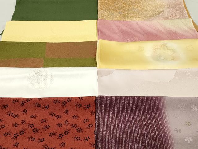 平和屋本店■和装小物　帯揚げ10枚　逸品　未使用　DZAA10600kh5