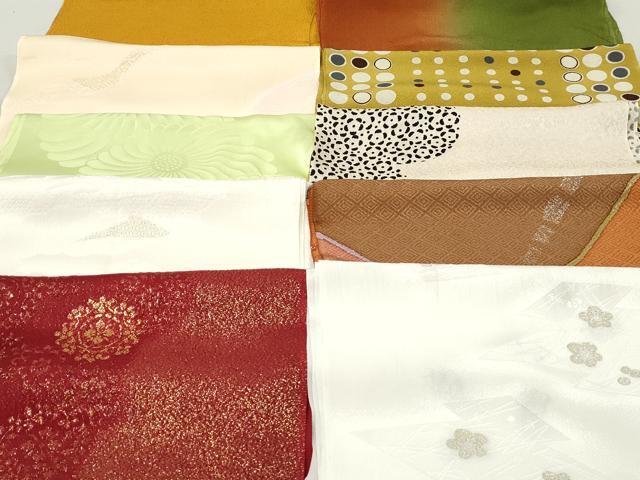 平和屋本店■和装小物　帯揚げ10枚　逸品　未使用　DZAA10604kh5