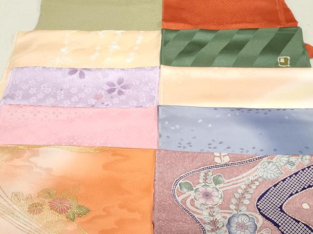 平和屋本店■和装小物　帯揚げ10枚　逸品　未使用　DZAA10637kh5