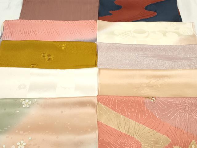 平和屋本店■和装小物　帯揚げ10枚　逸品　未使用　DZAA10735kh5