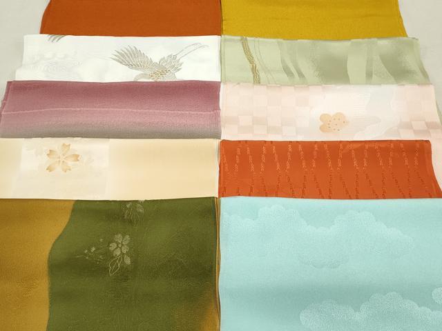 平和屋本店■和装小物　帯揚げ10枚　逸品　未使用　DZAA10744kh5