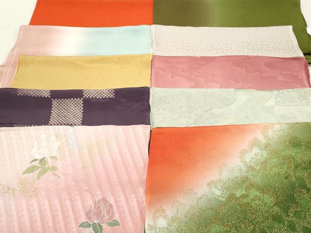 平和屋本店■和装小物　帯揚げ10枚　逸品　未使用　DZAA10765kh5