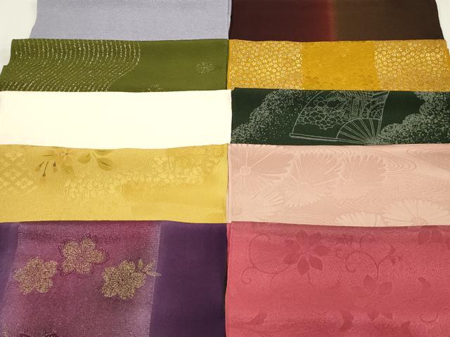 平和屋本店■和装小物　帯揚げ10枚　逸品　未使用　DZAA10781kh5