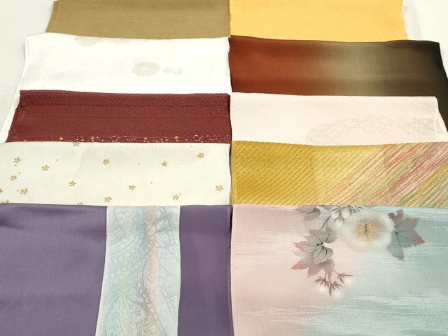 平和屋本店■和装小物　帯揚げ10枚　逸品　未使用　DZAA10792kh5
