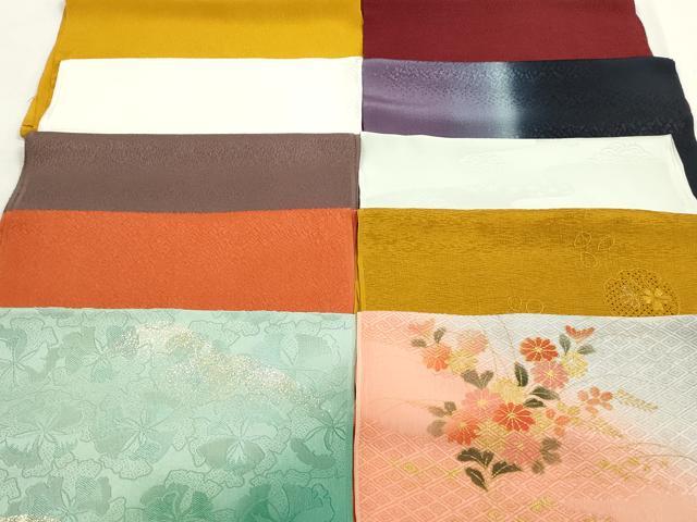 平和屋本店■和装小物　帯揚げ10枚　逸品　未使用　DZAA10796kh5