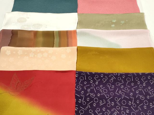 平和屋本店■和装小物　帯揚げ10枚　逸品　未使用　DZAA10800kh5