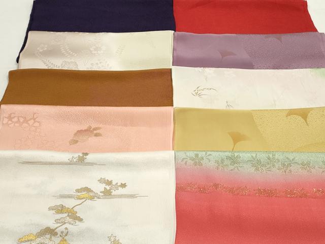 平和屋本店■和装小物　帯揚げ10枚　逸品　未使用　DZAA10802kh5