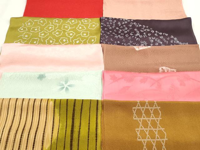 平和屋本店■和装小物　帯揚げ10枚　逸品　未使用　DZAA10810kh5